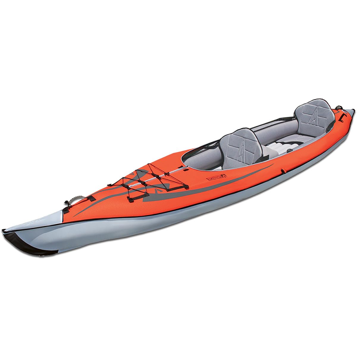 Advanced Elements AdvancedFrame Convertible 2-Person Inflatable Kayak - Solo/Tandem, Aluminum Ribs, 550 lbs Capacity